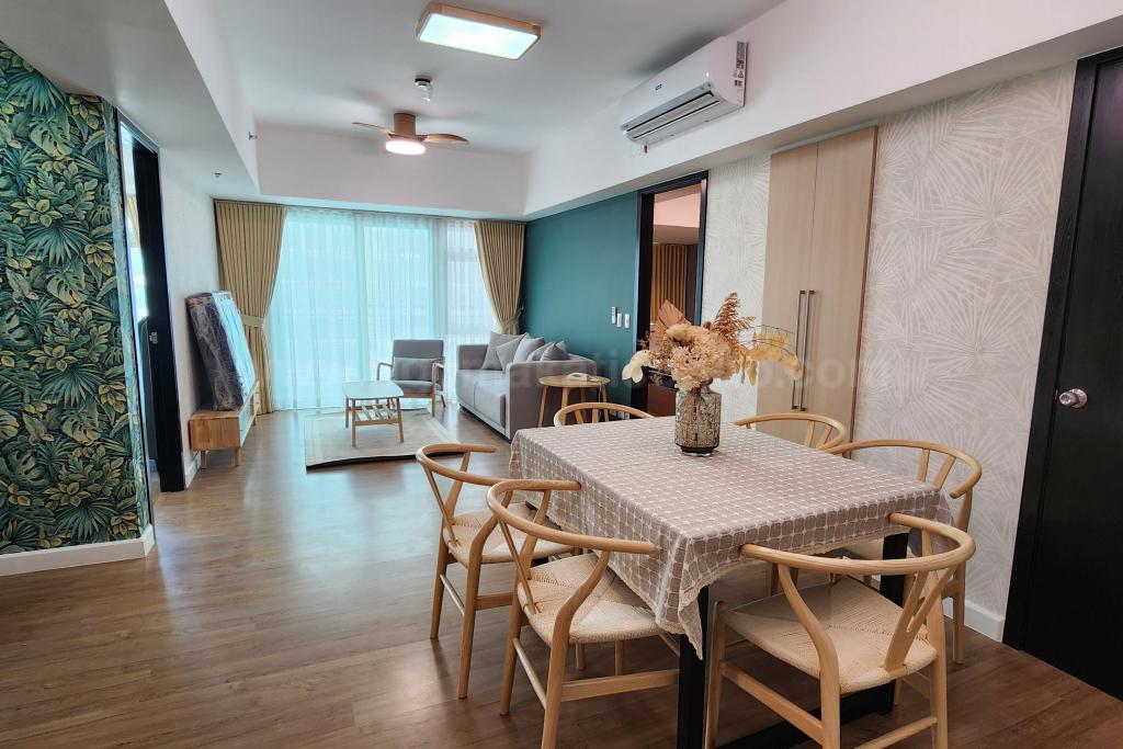 Dining area of 2-bedroom condominium unit at West Veranda