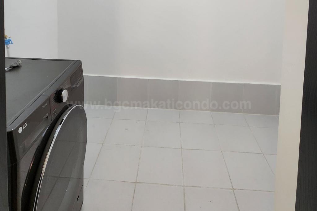 Washing area of 2-bedroom condominium unit at West Veranda