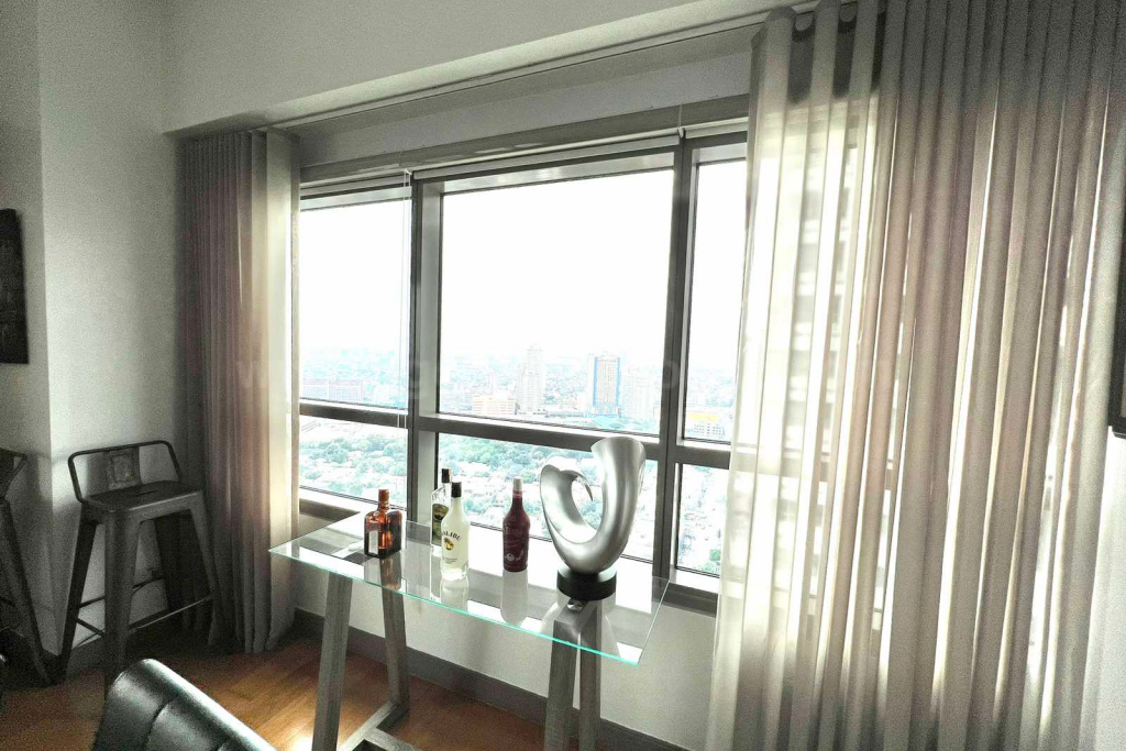 Master's bedroom window of 3-bedroom unit at The Residences at Greenbelt Master's bedroom window of 3-bedroom unit at The Residences at Greenbelt
