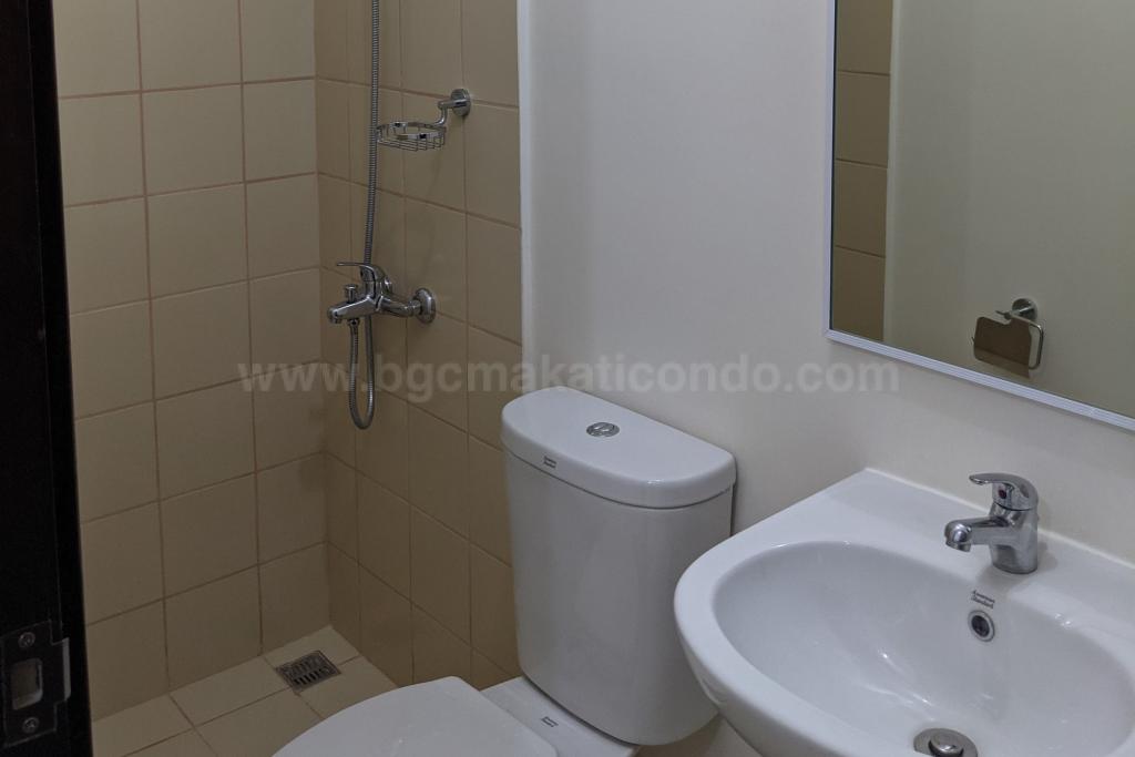 Utility room toilet and bath of 2-bedroom condo unit at Garden Towers