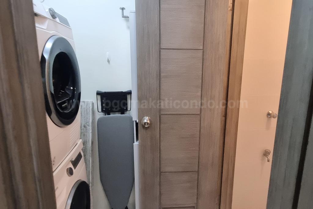 Utility room of 2-bedroom condo unit at The Trion Towers tower 3