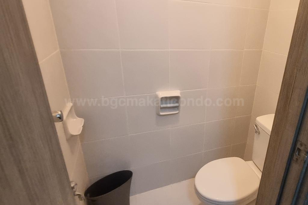 Utility toilet and bath of 2-bedroom condo unit at The Trion Towers tower 3