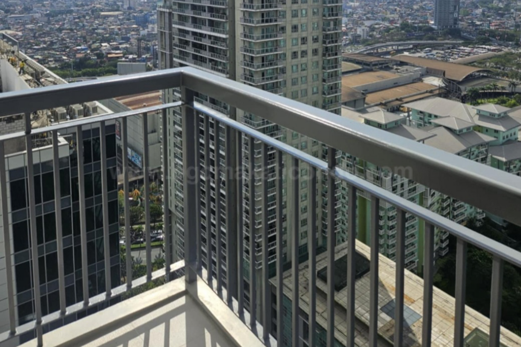 Balcony of 1-bedroom condo unit at Park Triangle Residences