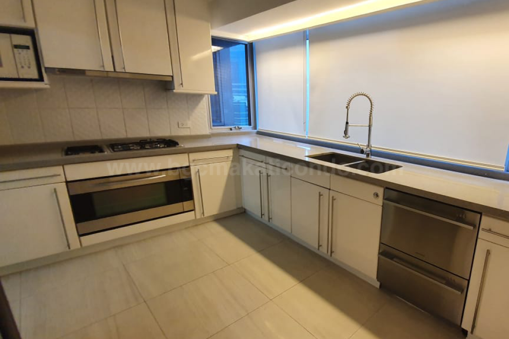 Kitchen area of 3-bedroom condo unit at Pacific Plaza Towers South tower