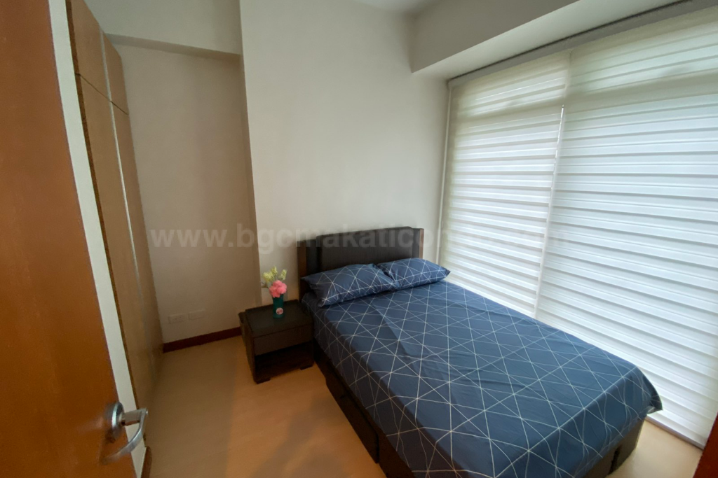 Bedroom of 1-bedroom condo unit at Central Park West