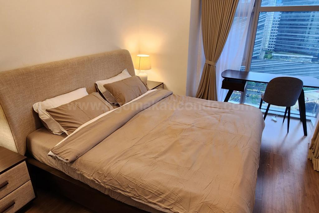 Bedroom of 1-bedroom condo unit at Verve Residences