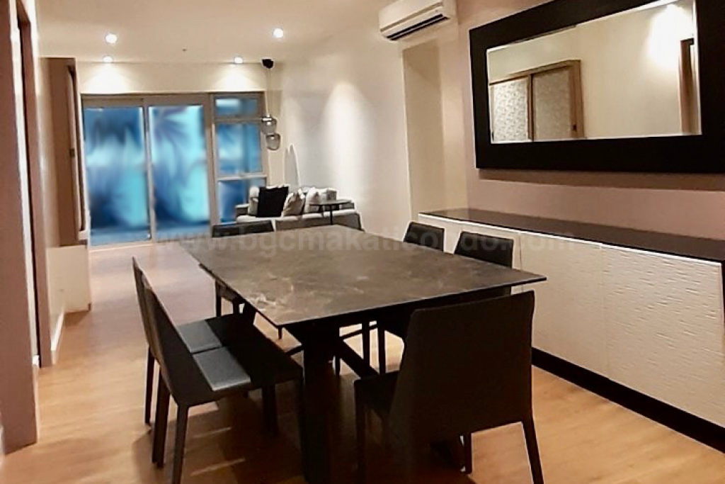 Dining area of 3-bedroom condo unit at Verve Residences tower 1