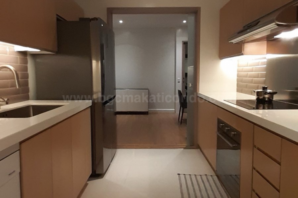 Kitchen area of 3-bedroom condo unit at Verve Residences tower 1