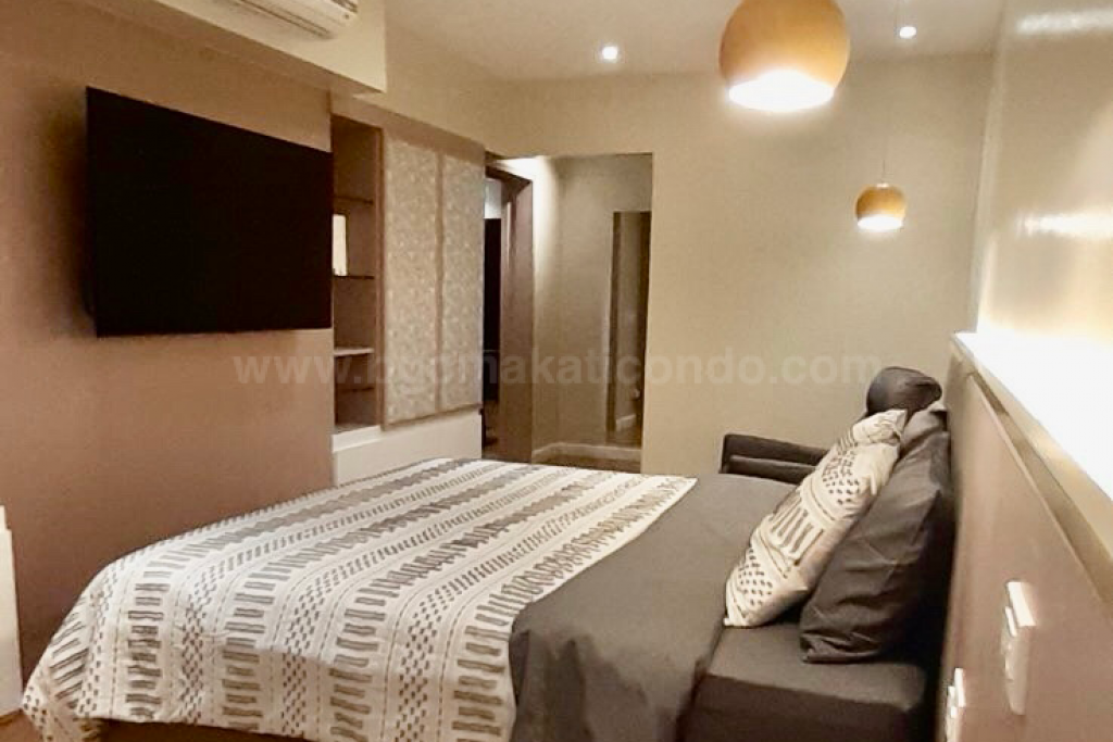 Master's bedroom of 3-bedroom condo unit at Verve Residences tower 1