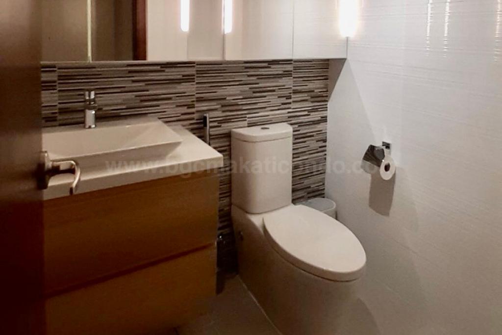 Powder room of 3-bedroom condo unit at Verve Residences tower 1