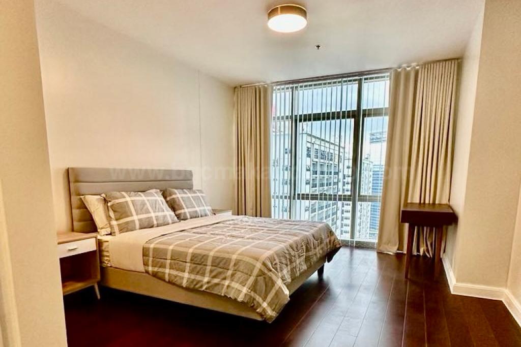 Master's bedroom of 2-bedroom condo unit at West Gallery Place