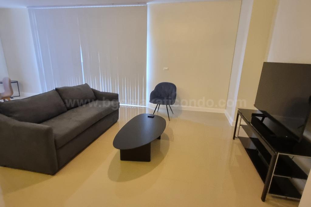 Living area of 2-bedroom condo unit at West Gallery Place