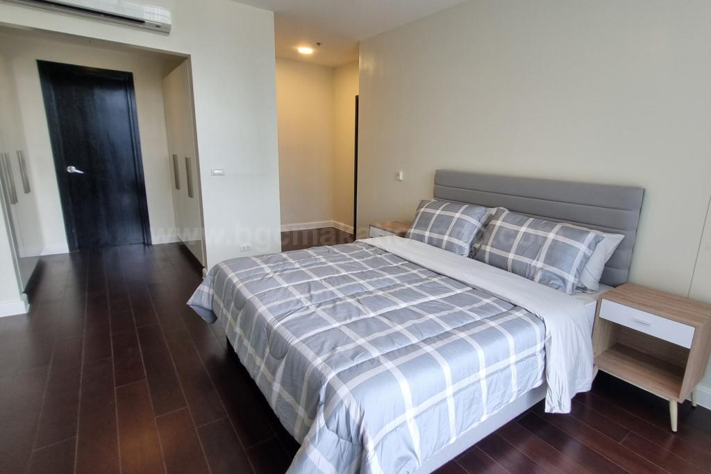 Master's bedroom of 2-bedroom condo unit at West Gallery Place