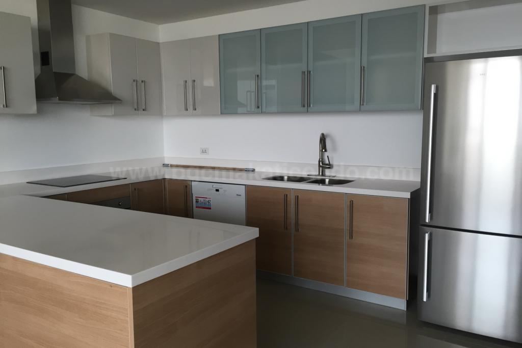 Kitchen area of 2-bedroom condominium unit at Park Terraces Point tower