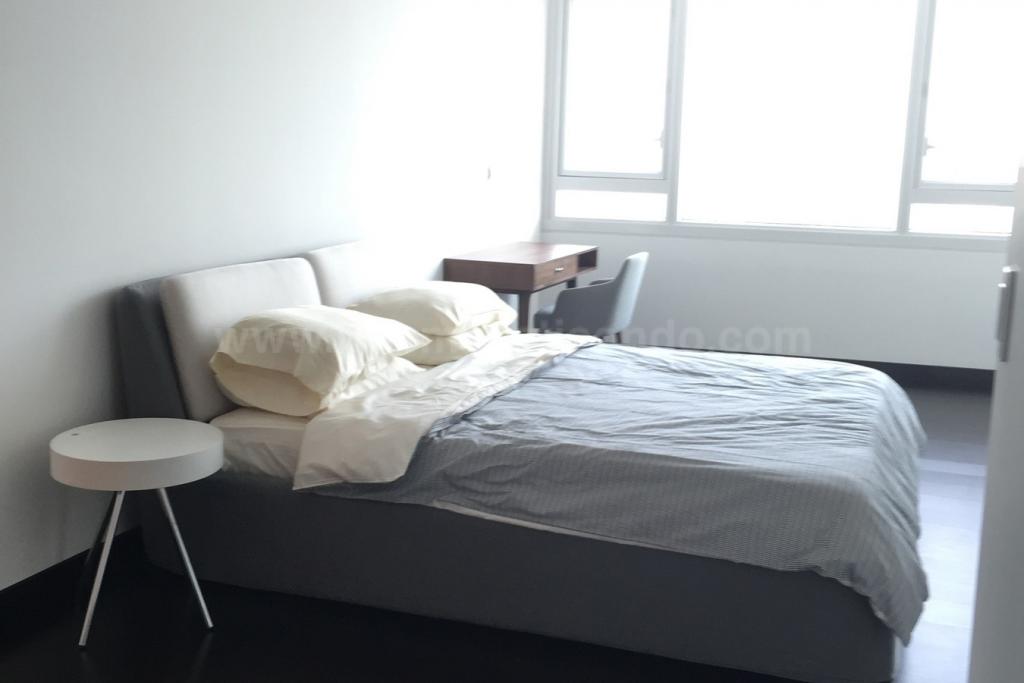 Bedroom 1 of 2-bedroom condominium unit at Park Terraces Point tower