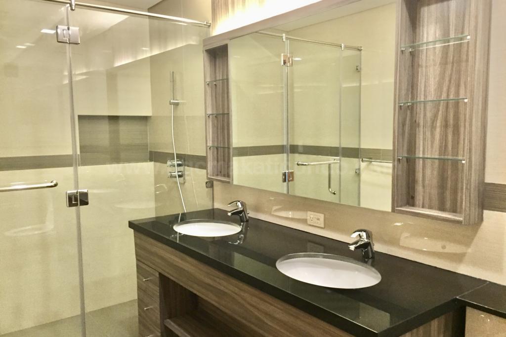 Toilet and bath of 2-bedroom condominium unit at Park Terraces Point tower