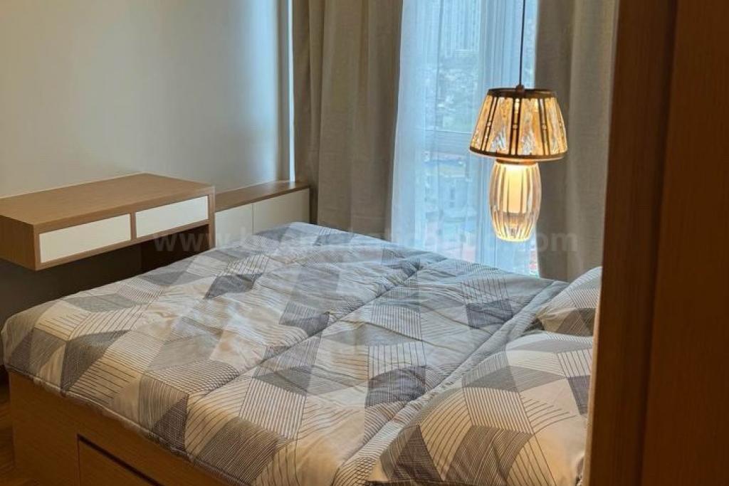 Bedroom of 1-bedroom condo unit at Times Square West