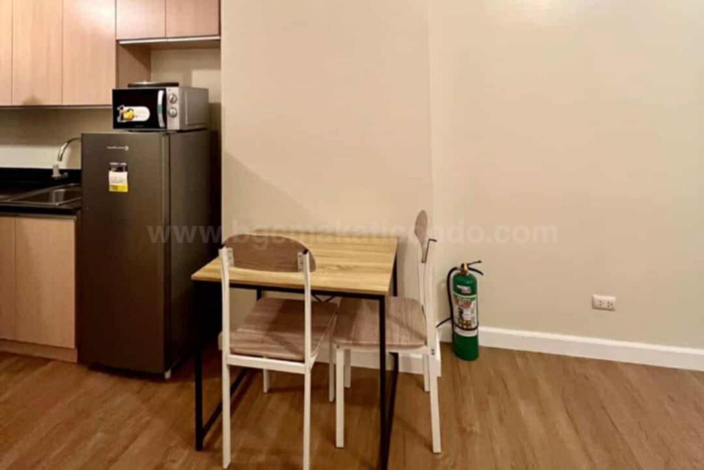 Dining area of studio condominium unit at Verve Residences tower 1