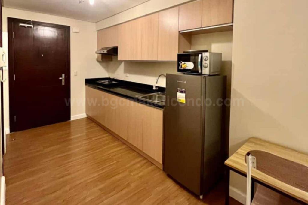 Kitchen area of studio condominium unit at Verve Residences tower 1