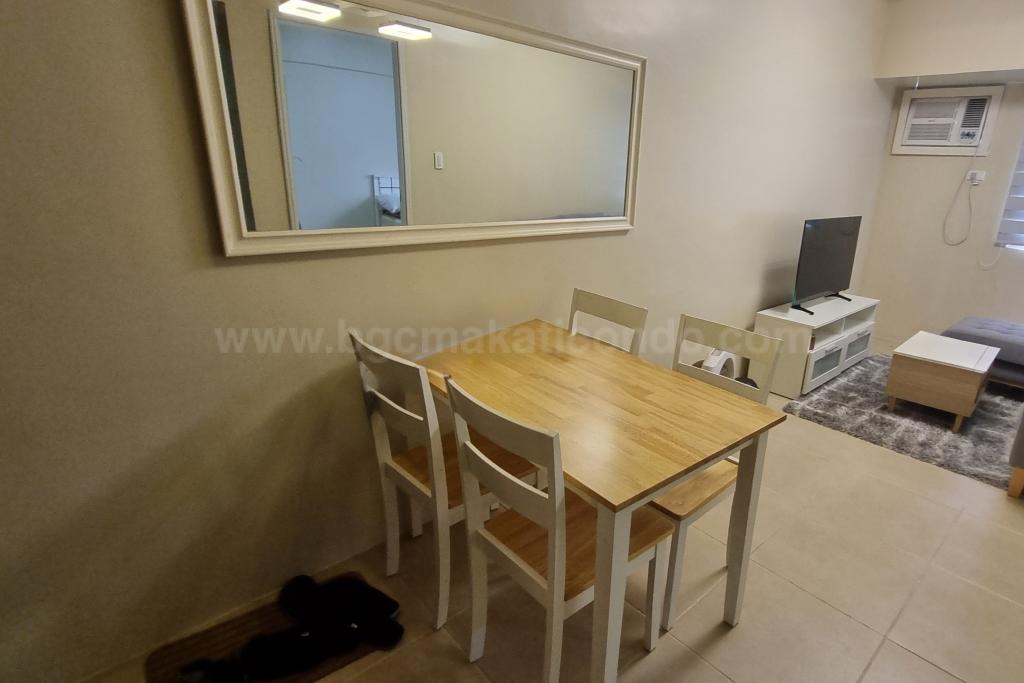 Dining area of 1-bedroom condo unit at Avida Towers Turf tower 1