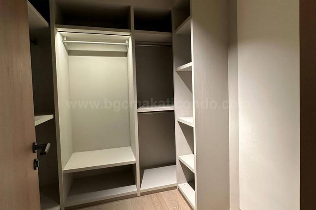 Built-in wardrobes of 3-bedroom condo unit at Aurelia Residences