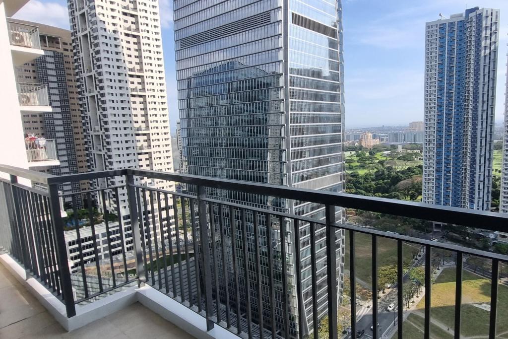 Balcony of 2-bedroom condo unit at Two Maridien
