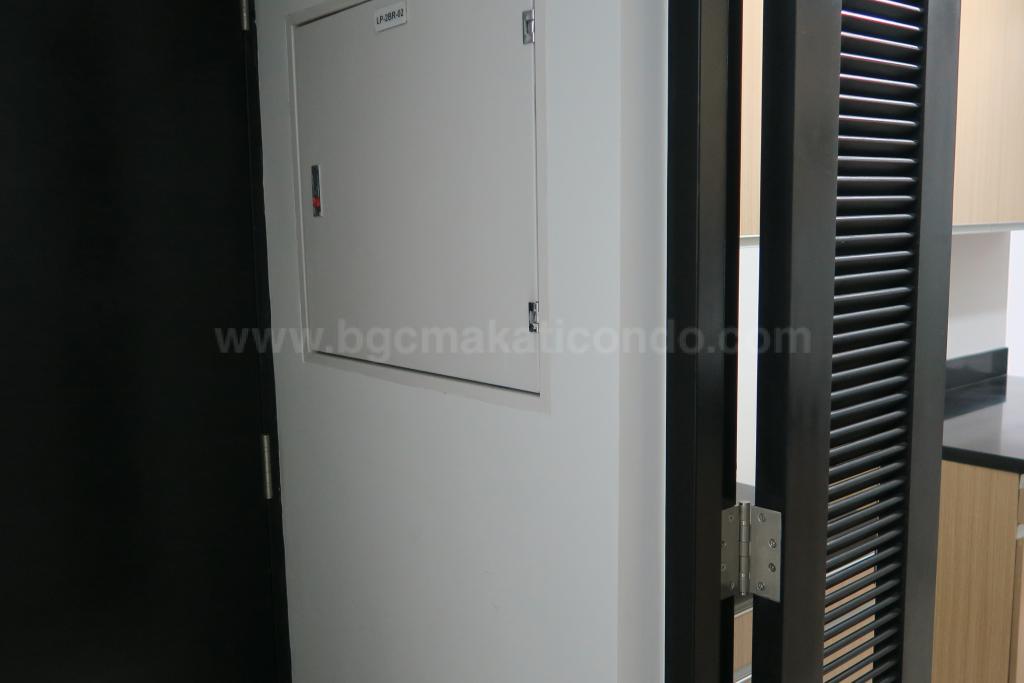 Electric box of 2-bedroom condo unit at Two Maridien
