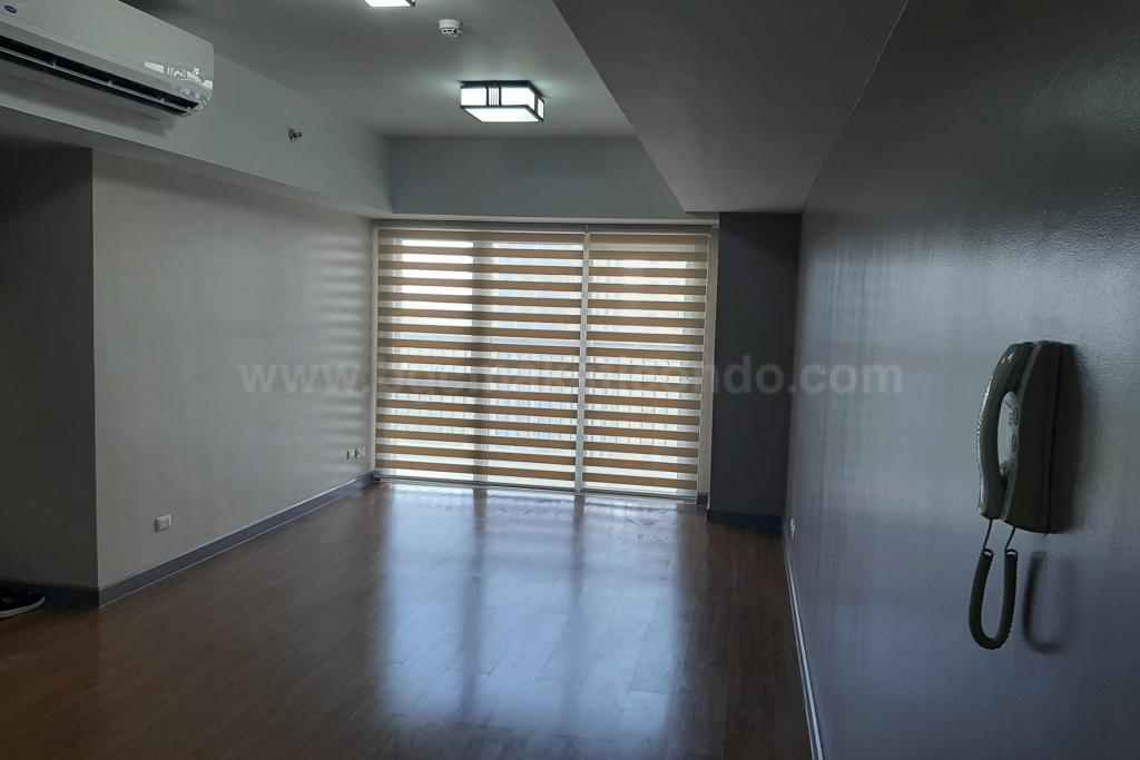 Living area of 2-bedroom condo unit at Two Maridien