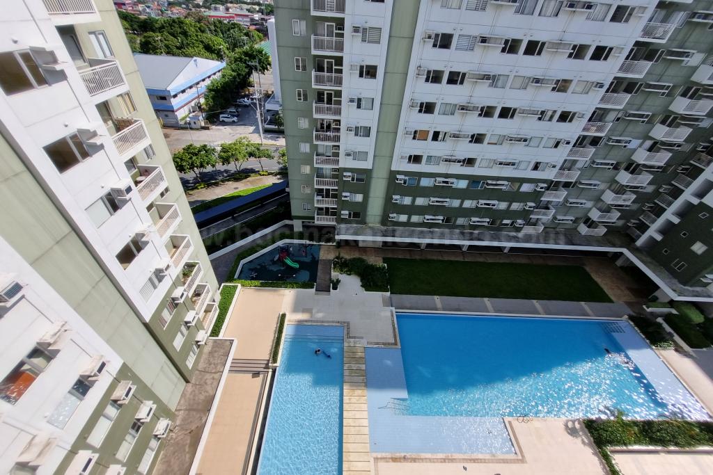 View from balcony of 1 bedroom condominium unit at Avida Towers One Union Place tower 3