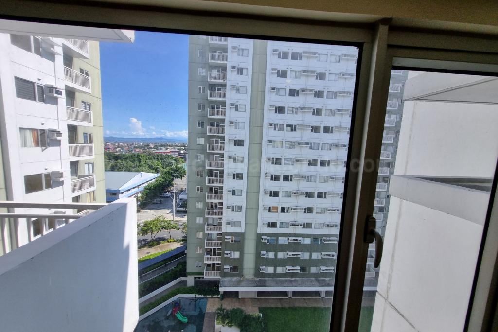 View from bedroom of 1 bedroom condominium unit at Avida Towers One Union Place tower 3