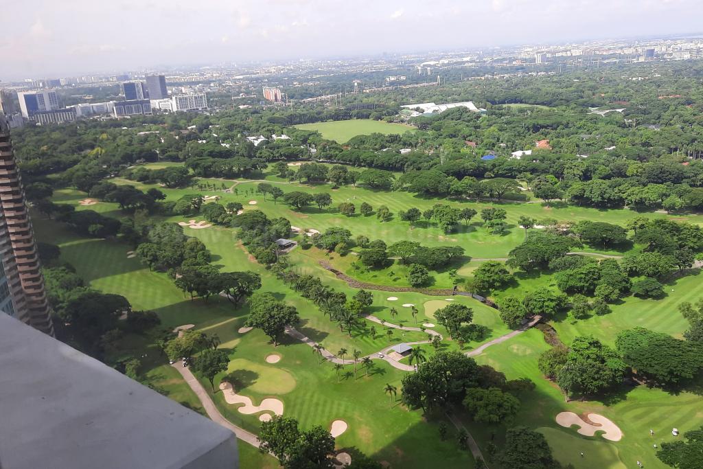 Golf course view of two bedroom condominium unit at Bellagio tower 3
