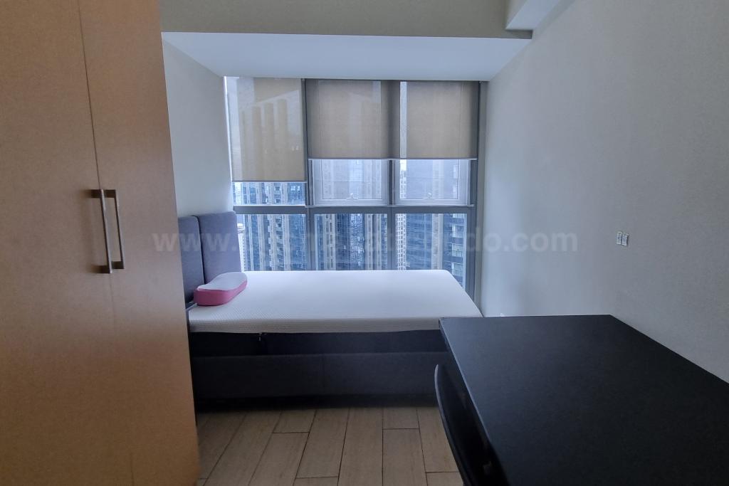 Bedroom 1 of 3-bedroom condo unit at Uptown Parksuites tower 2