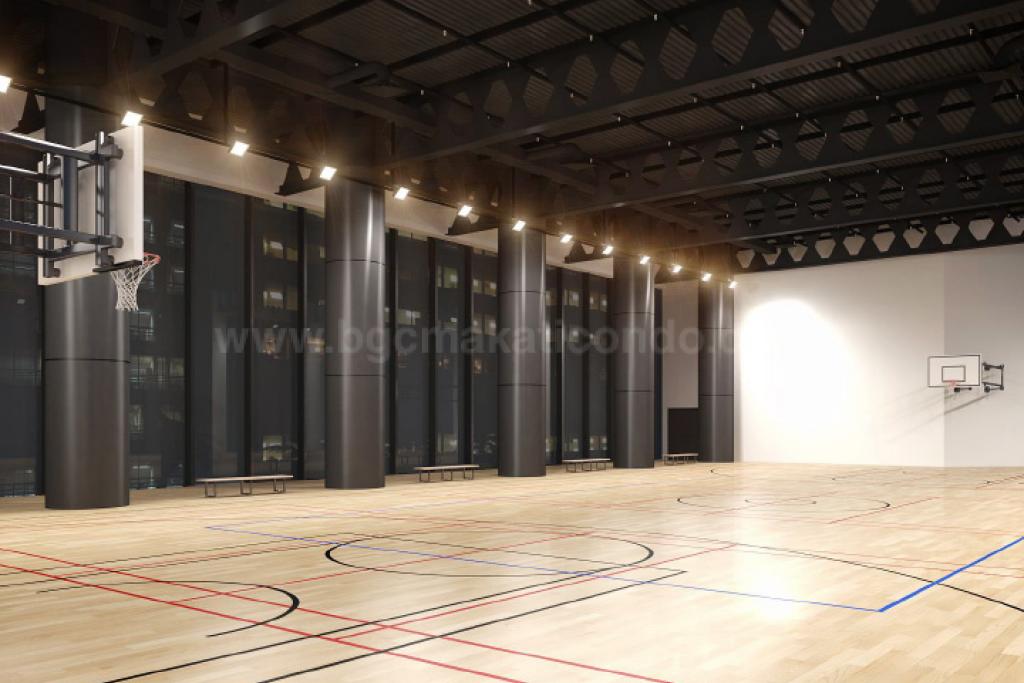 Multi-purpose court of Park Central Towers North tower