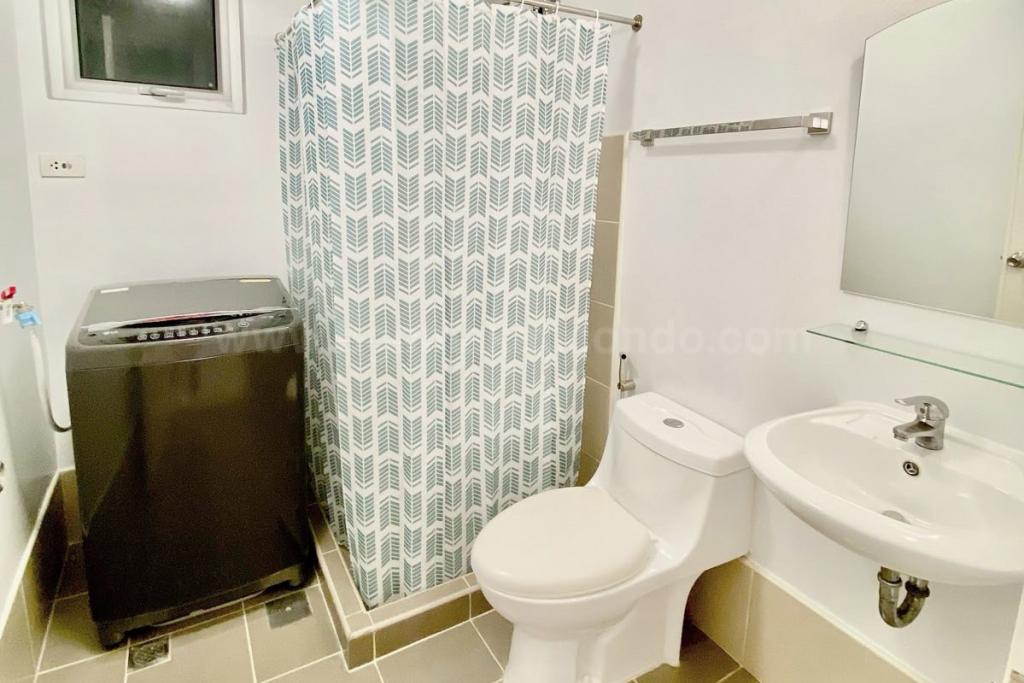 Toilet and bath of 3-bedroom condo unit at Avida Towers Turf tower 1