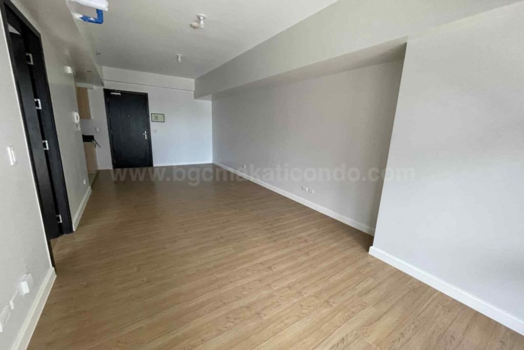 Living area of 1-bedroom condo unit at Park Triangle Residences