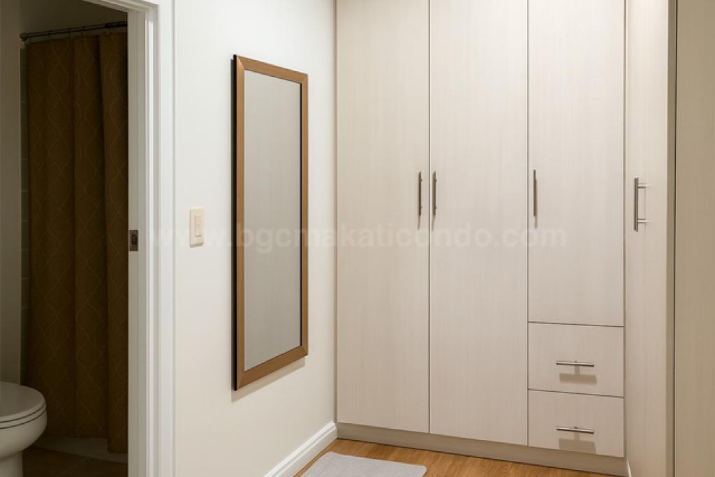 Master's bedroom of 2-bedroom condo unit at Kensington Place