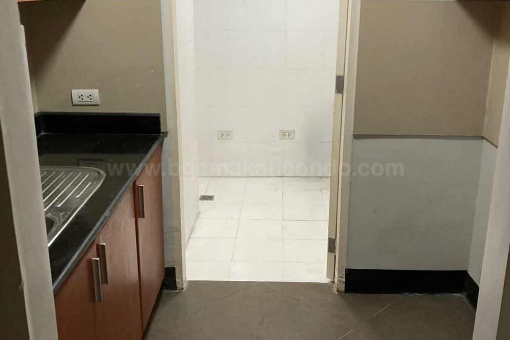 Kitchen area of 1-bedroom condominium unit at Bellagio Tower 3