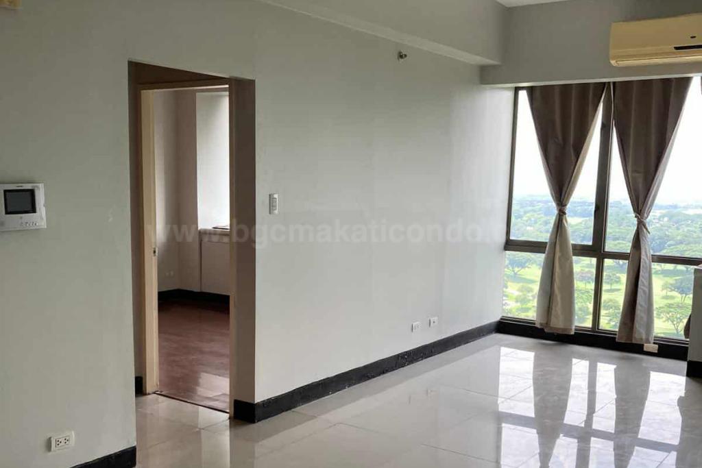 Living area of 1-bedroom condominium unit at Bellagio Tower 3