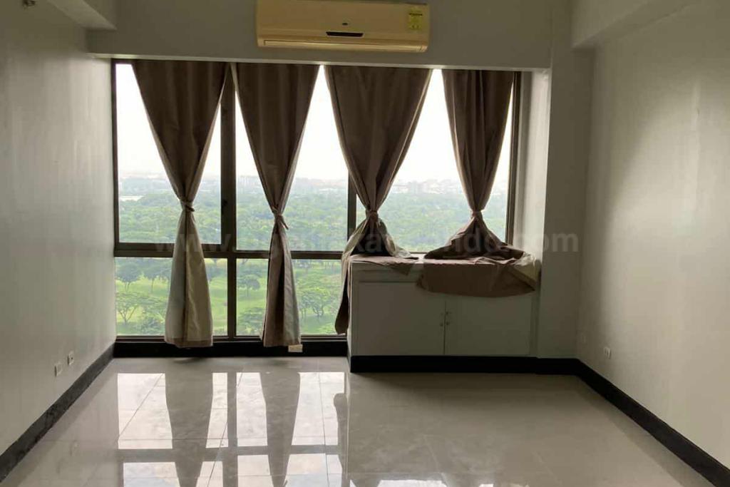 Living area of 1-bedroom condominium unit at Bellagio Tower 3