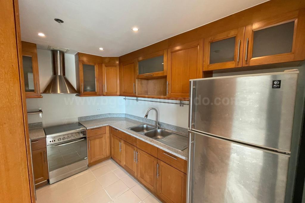 Kitchen area of 2-bedroom condo unit at Bonifacio Ridge