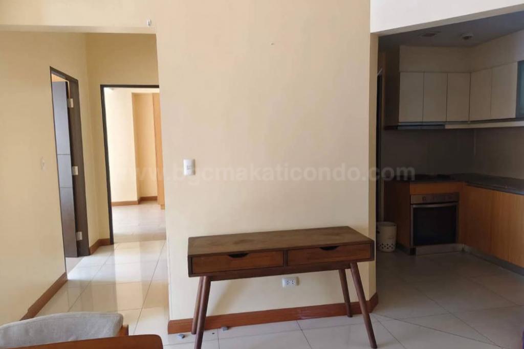 Hallway of 2-bedroom condo unit at Uptown Ritz Residences