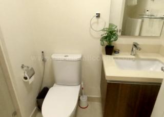 Common bathroom of 2-bedroom condominium unit at Shang Salcedo Place