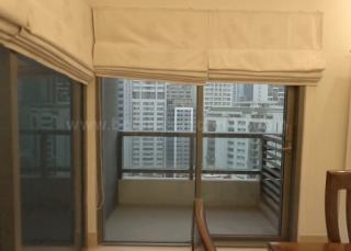 Right side balcony of 2-bedroom condominium unit at Shang Salcedo Place