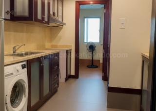 Kitchen area of 3-bedroom condo unit at Kensington Place