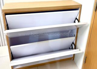 Folding desk of 1-bedroom condo unit at Times Square West