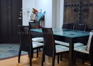 Dining area of 2-bedroom condo unit at Bonifacio Ridge