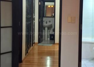 Hallway of 2-bedroom condo unit at Bonifacio Ridge