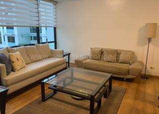Living area of 2-bedroom condo unit at Bonifacio Ridge