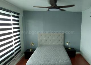 Master's bedroom of 2-bedroom condo unit at Bonifacio Ridge