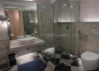 Toilet and bath of 3-bedroom bi-level condo unit at The Regency at Salcedo